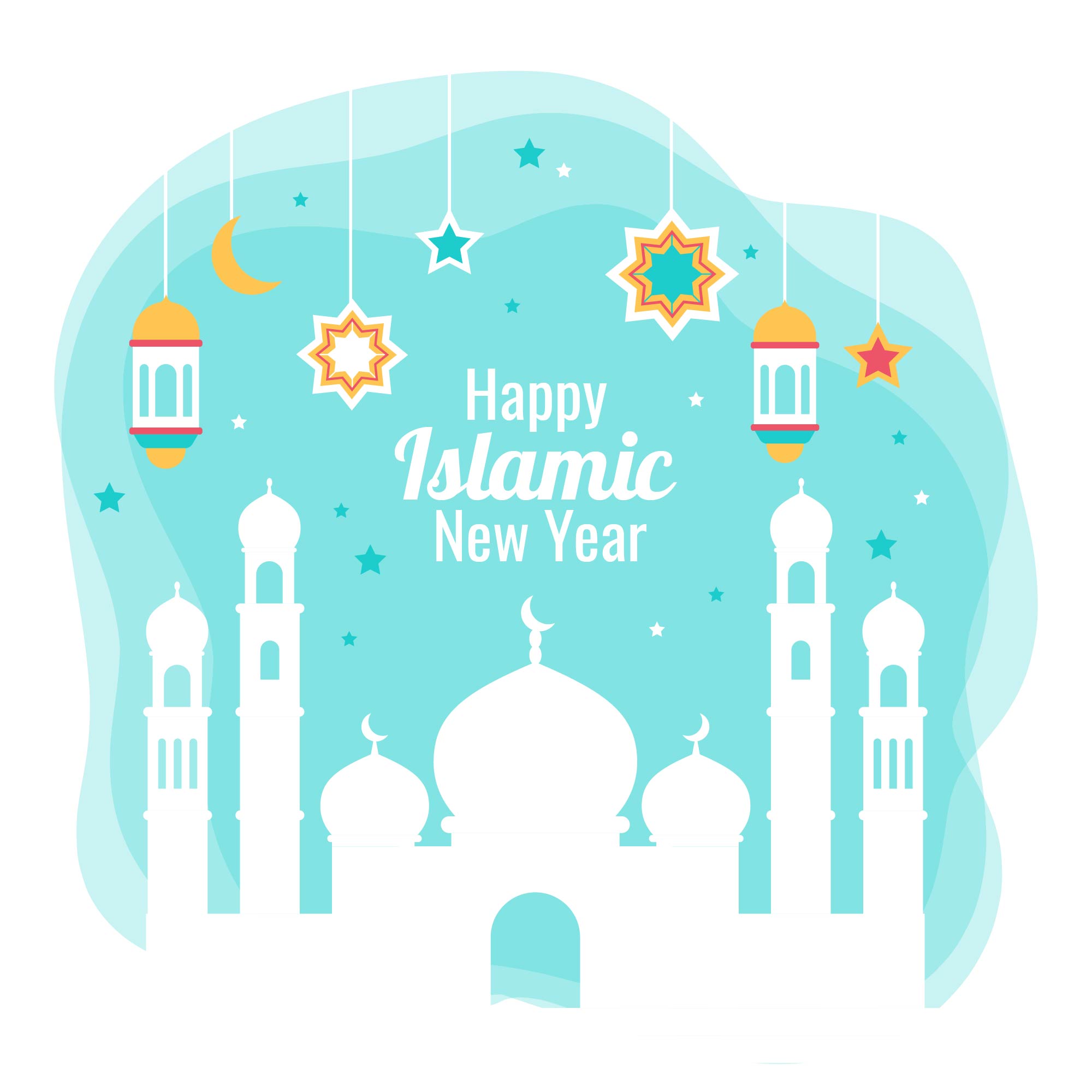 Islamic New Year Vector - Download Free Vectors, Clipart  