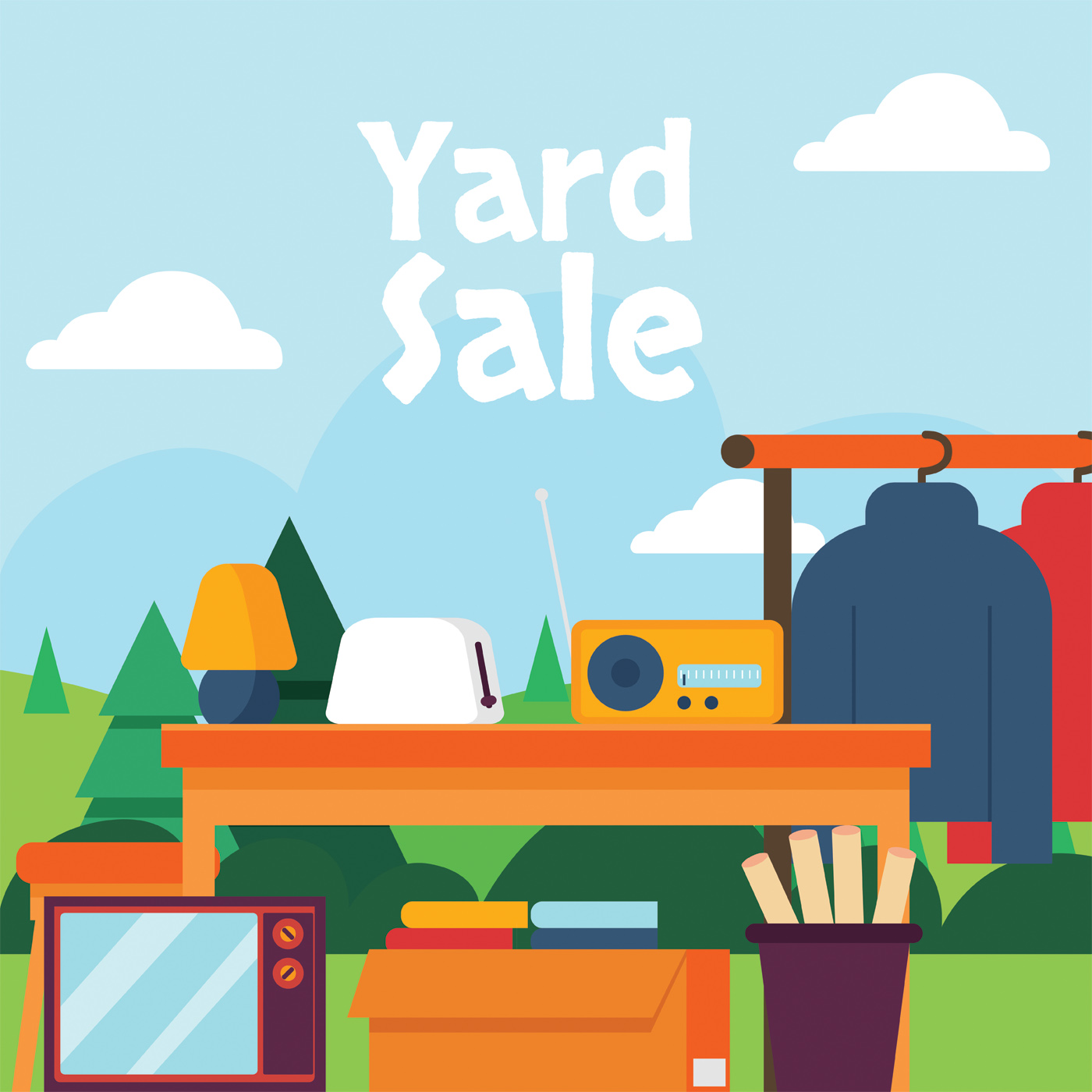 Download Yard Sale Sign poster Vector Design 227519 Vector Art at ...