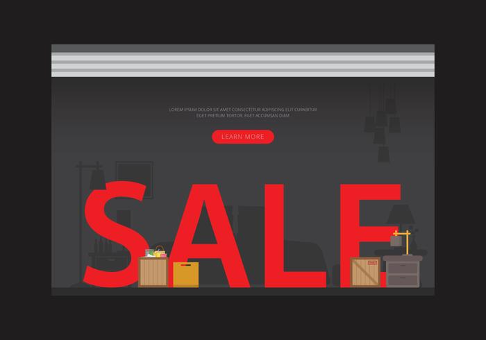 Yard Sale Or Garage Sale Illustration Download Free Vectors