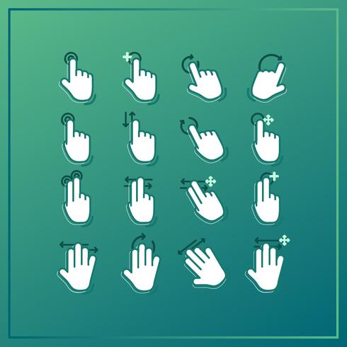 Vector Hand Gestures Collection
