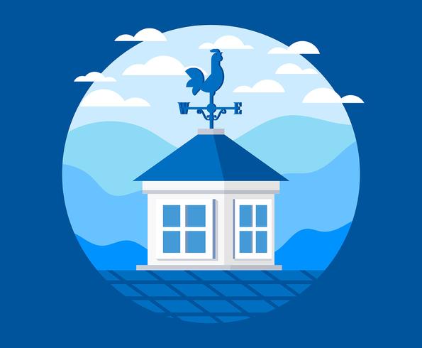 Weather Vane Illustration vector