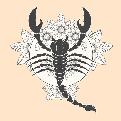 Scorpion Tattoo Vector