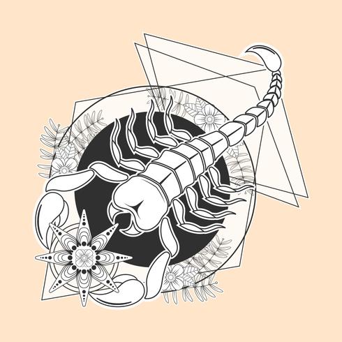 Scorpion Tattoo Vector