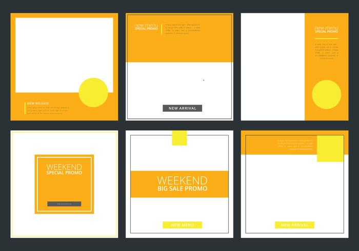 Instagram Design Template, Moda Instagram História Template Vector Pack - Download ... : This is an instagram quotes pack that will.