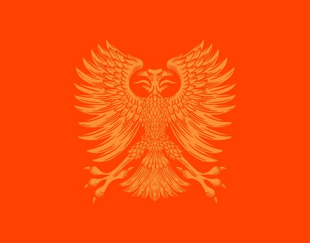 phoenix bird escudo de armas vector