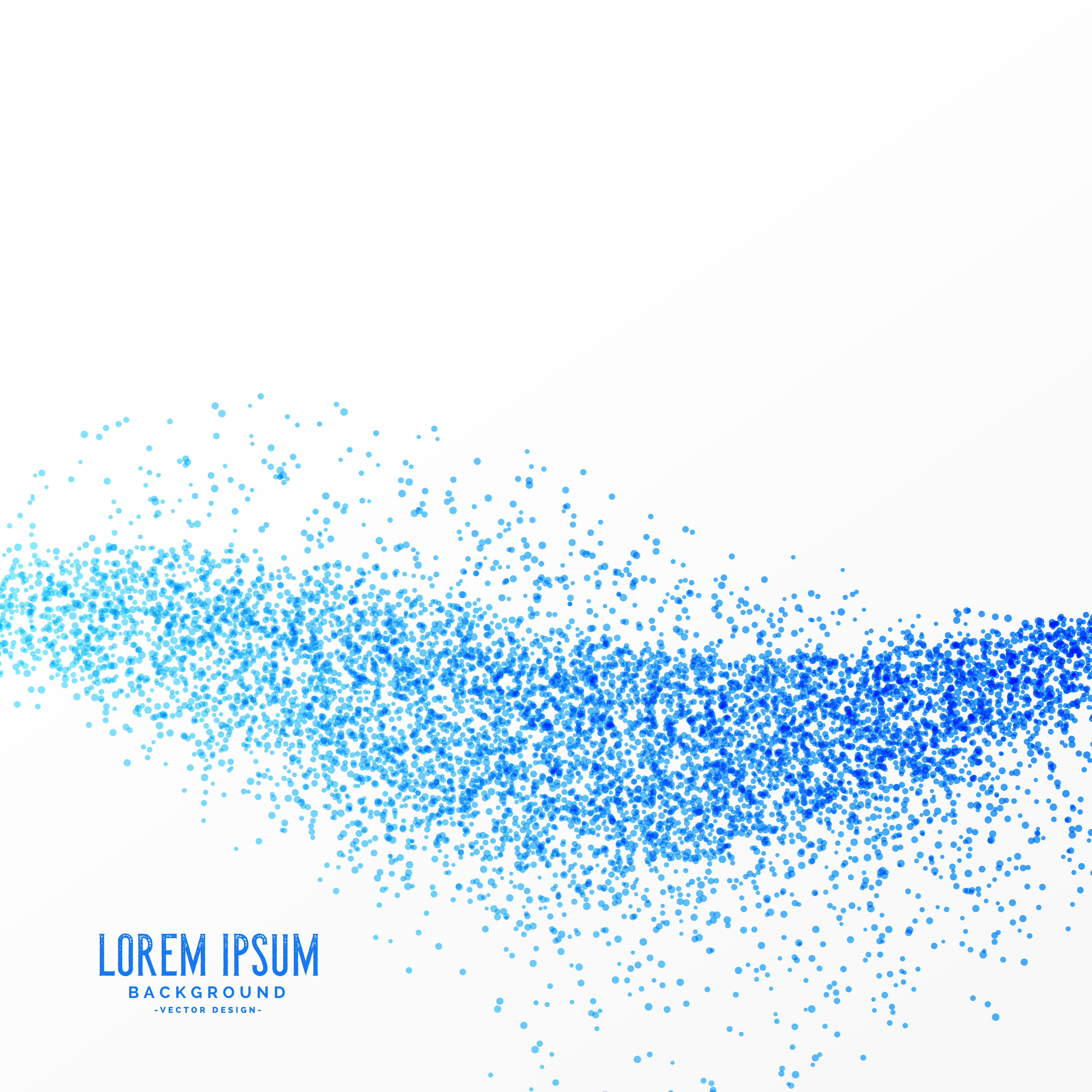 blue particle wave effect background design - Download Free Vector Art