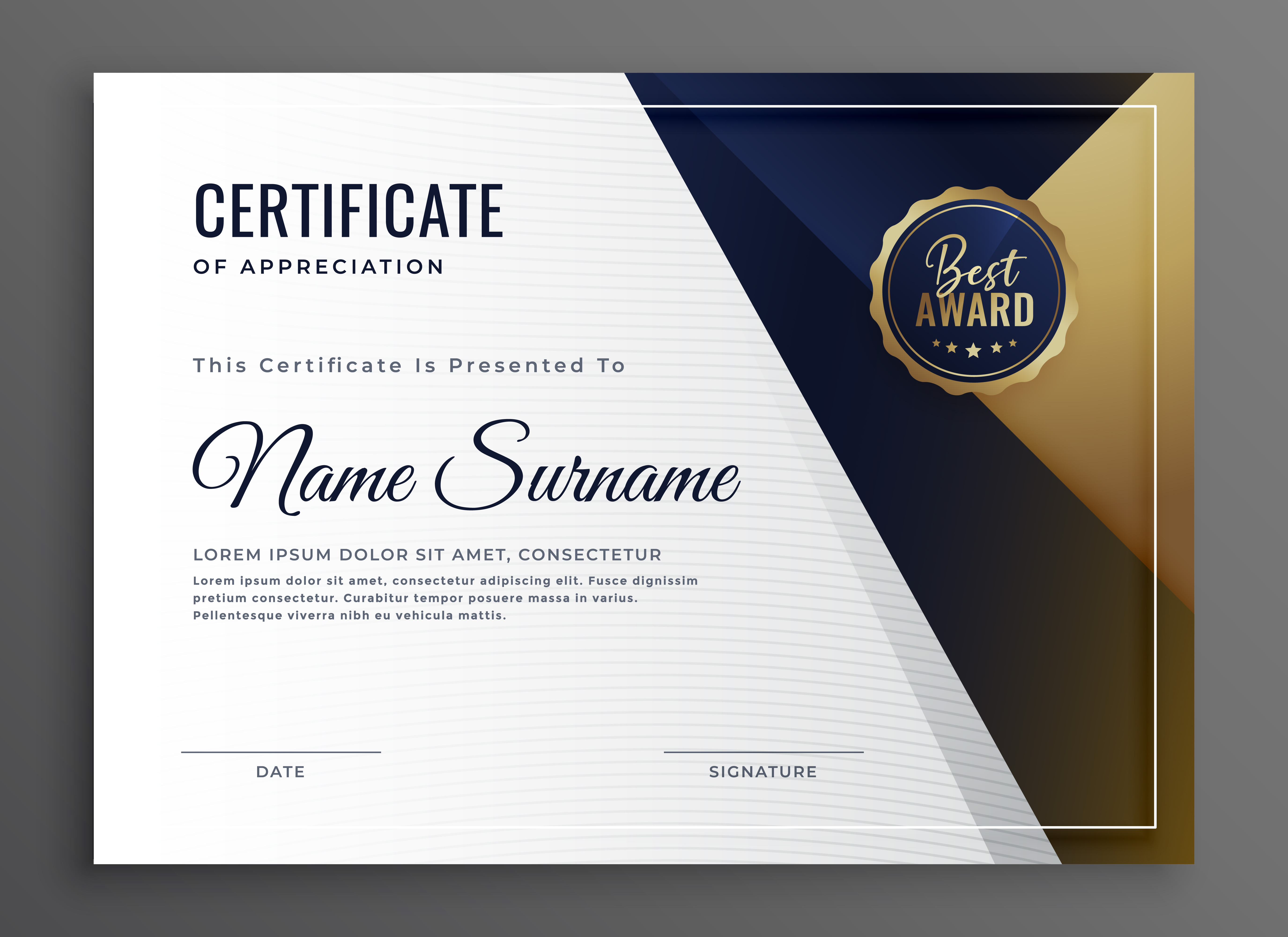Personalize 124+ <strong>FREE Certificate Templates</strong> (Download) Free graduation certificates templates