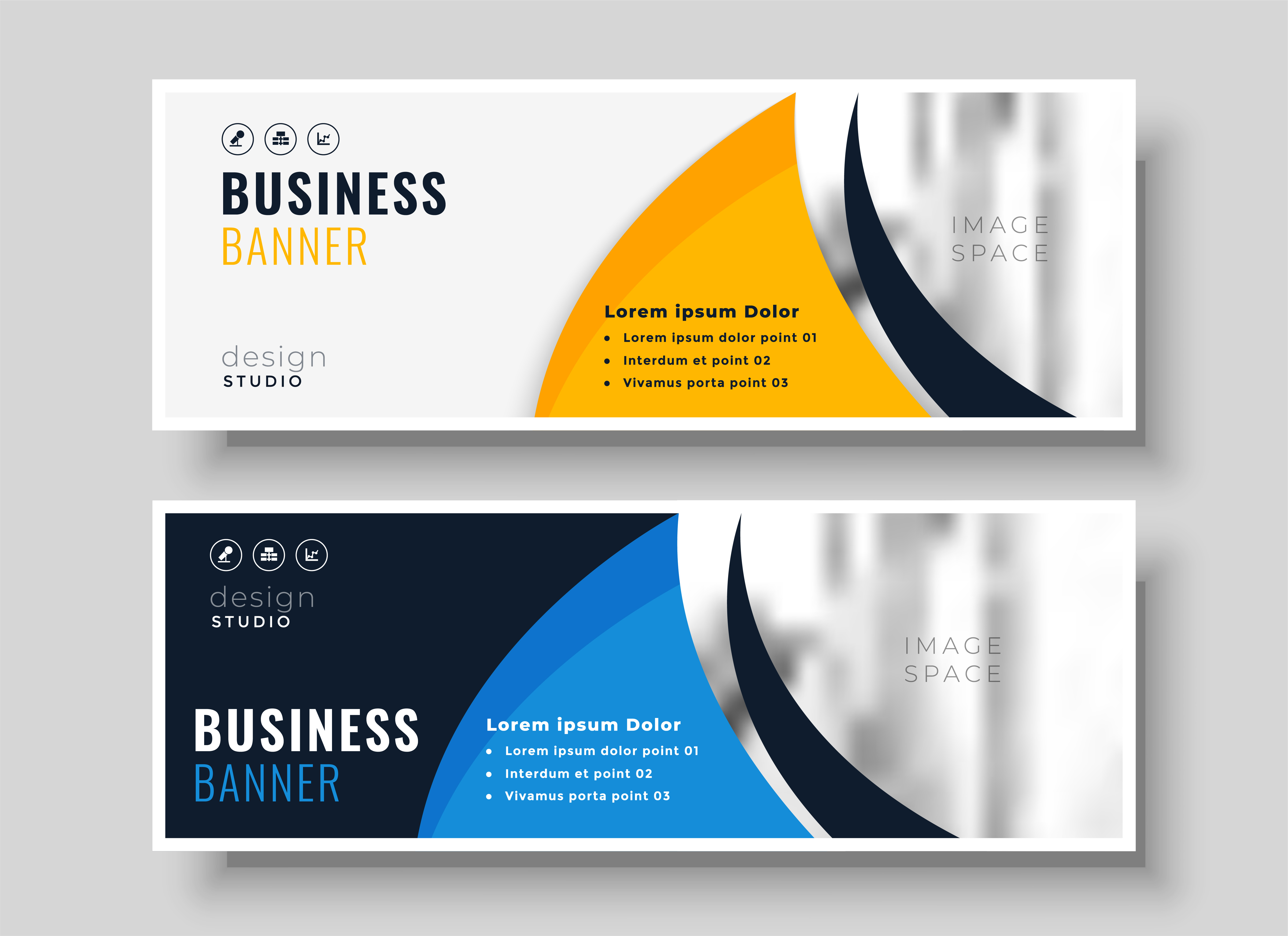 abstract banner design  in creative style Download Free 