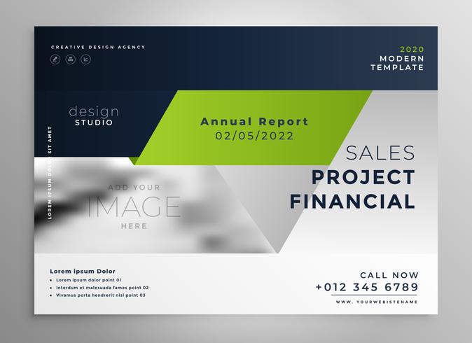 creative professional green business brochure template download