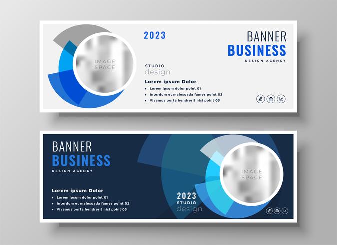 Abstract Light And Dark Business Banners Free Vector Art Abstract Light And Dark Business Banners