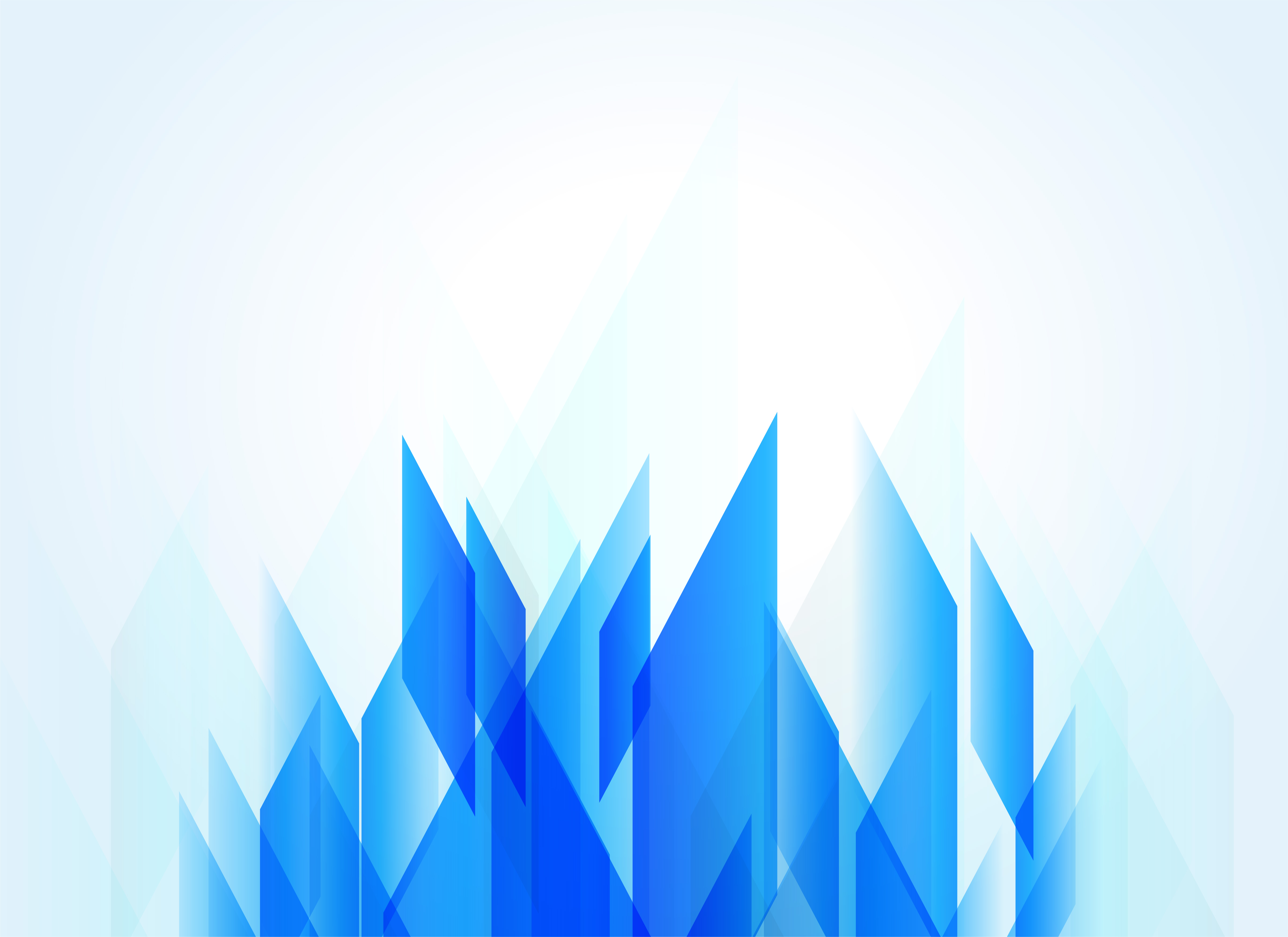 blue background with abstract geometric shape - Download Free Vector