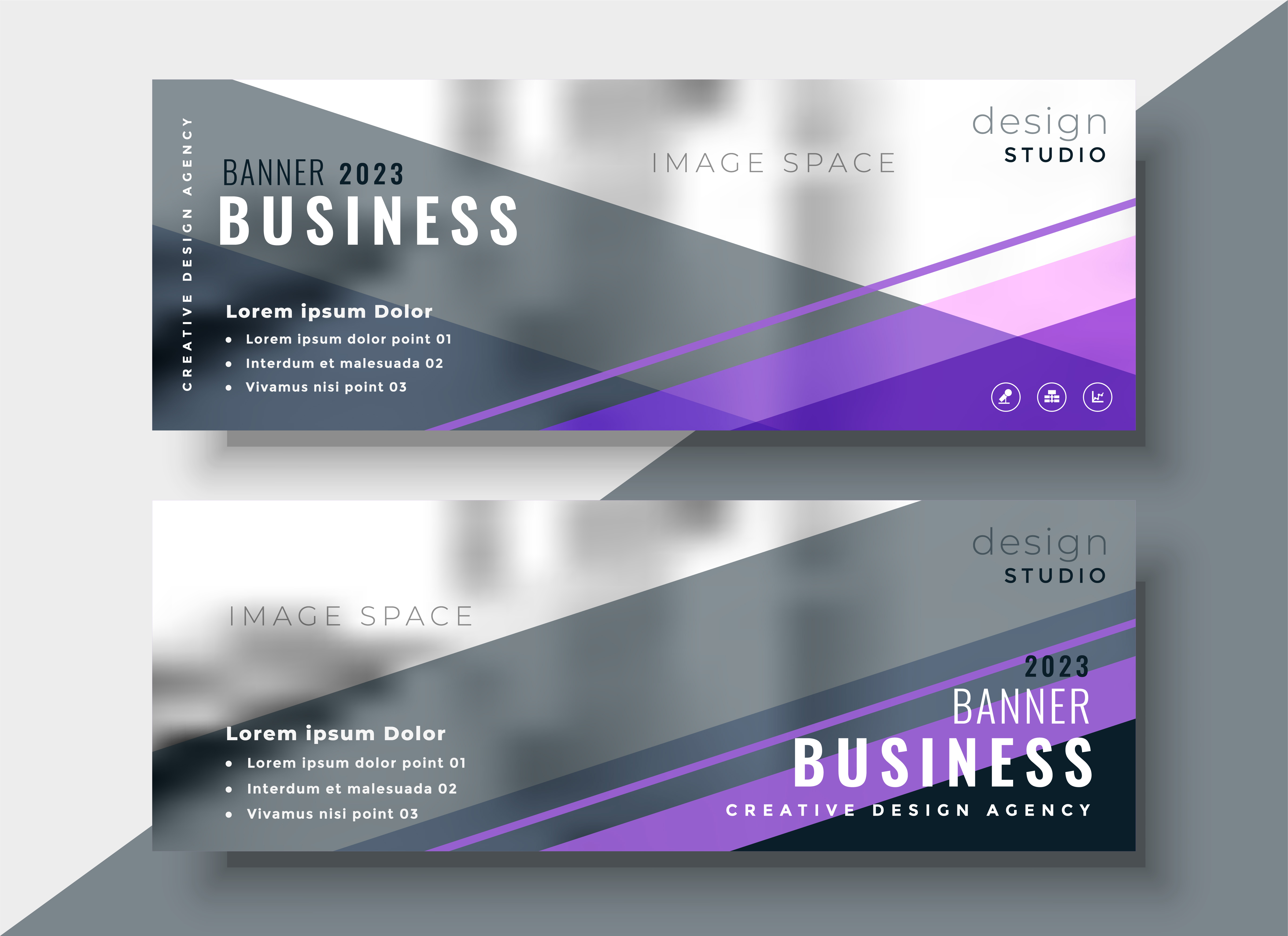 geometric abstract business  banners  design Download Free 