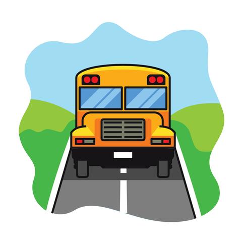 School Bus Illustration vector