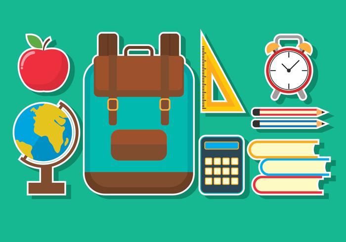 First Day Of School Vector