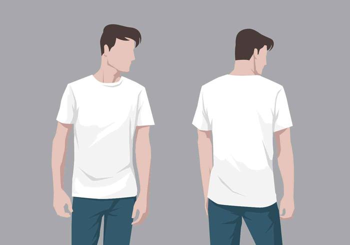 T Shirt Model Vector