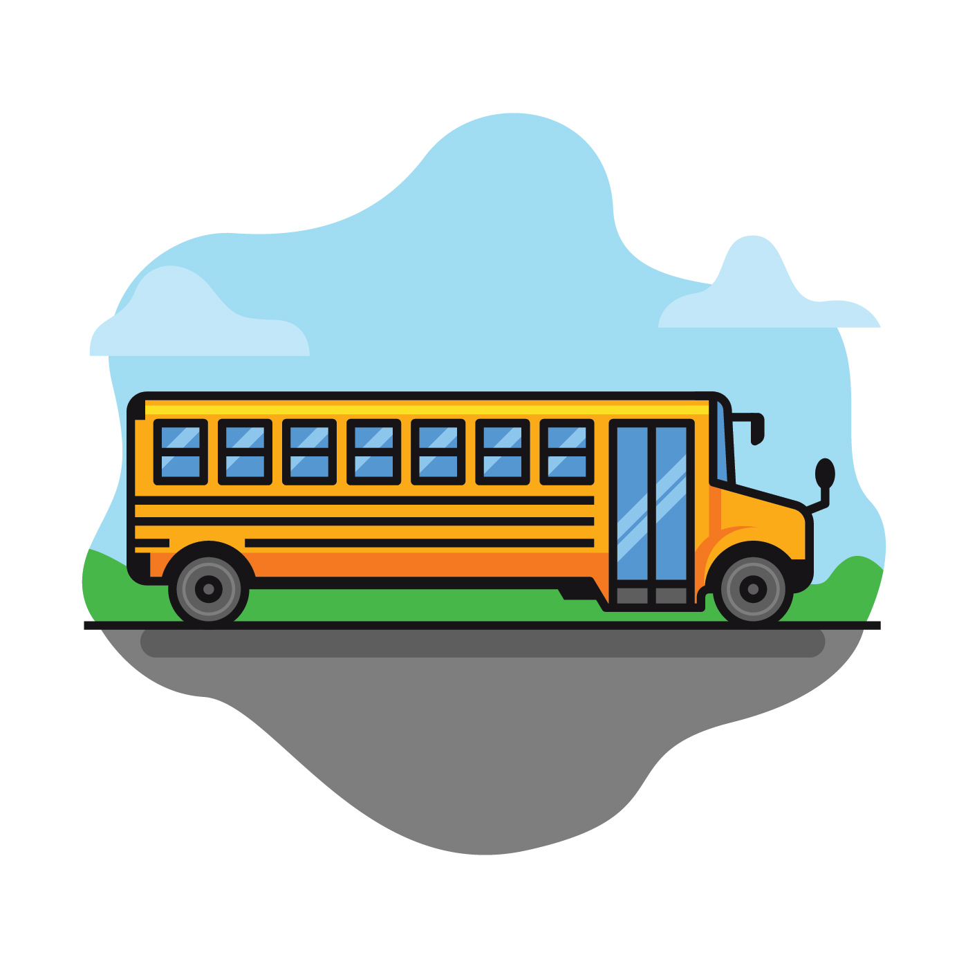 Vecteur de bus scolaire Telecharger Vectoriel Gratuit, Clipart