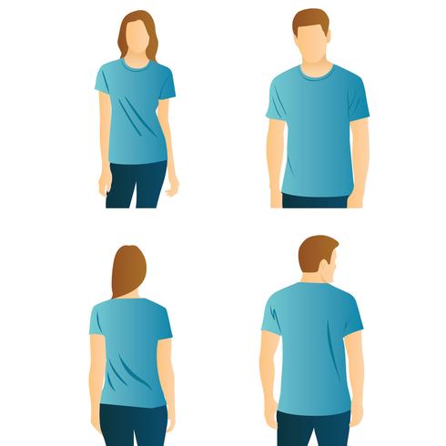 Download T-shirt Modelo Vector Pack - Download Vetores Gratis ...