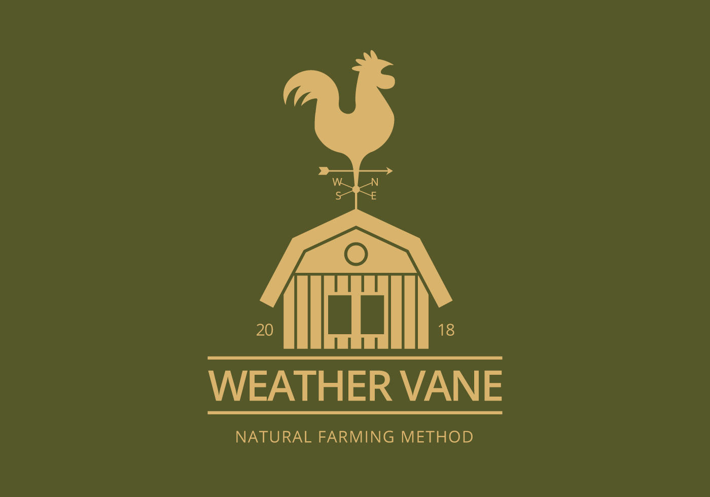 Weather Vane with Rooster. Weathercock. Vector illustration. 229548