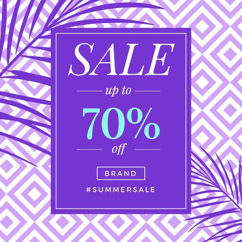 Instagram Summer Sale Template vector