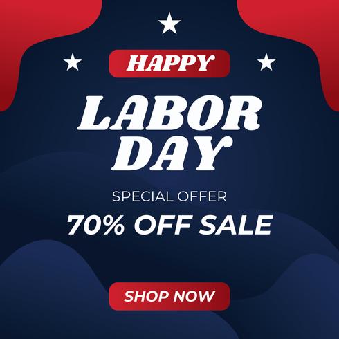 Labor Day Sale Banner vector