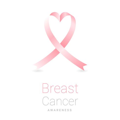 Vector de cinta de conciencia de cáncer de mama