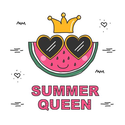 Summer Queen Vector