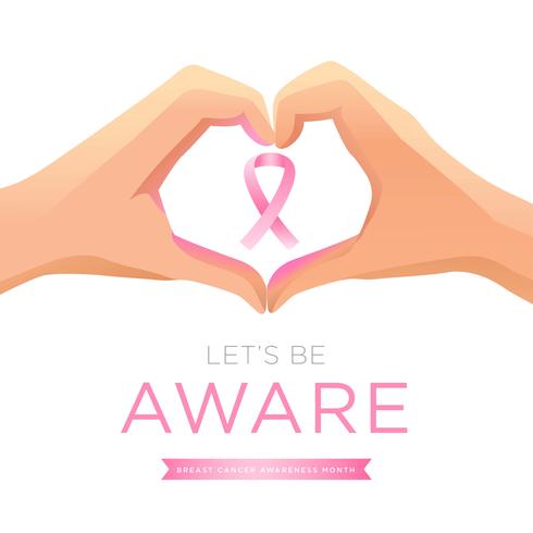 Breast Cancer Awareness Poster vector