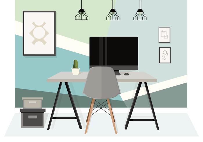 Vector Desktop Illustration