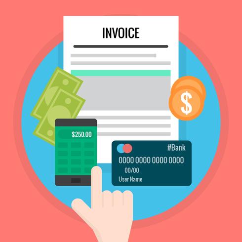 Invoice Concept vector