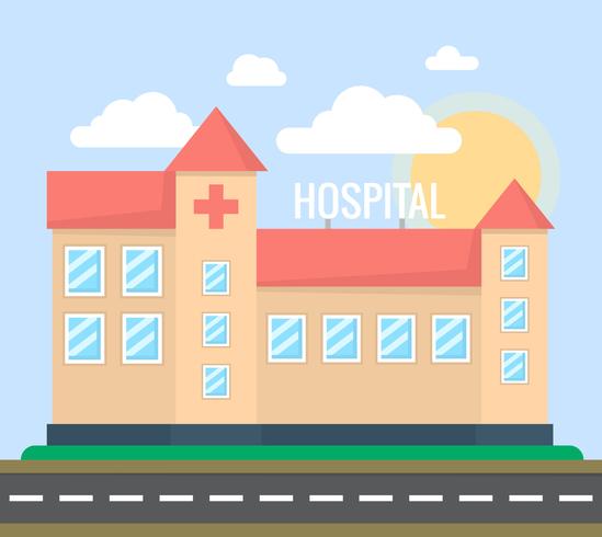 Hospital Building vector