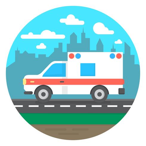 Ambulance Car vector