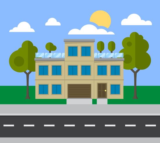 Apartment Building vector