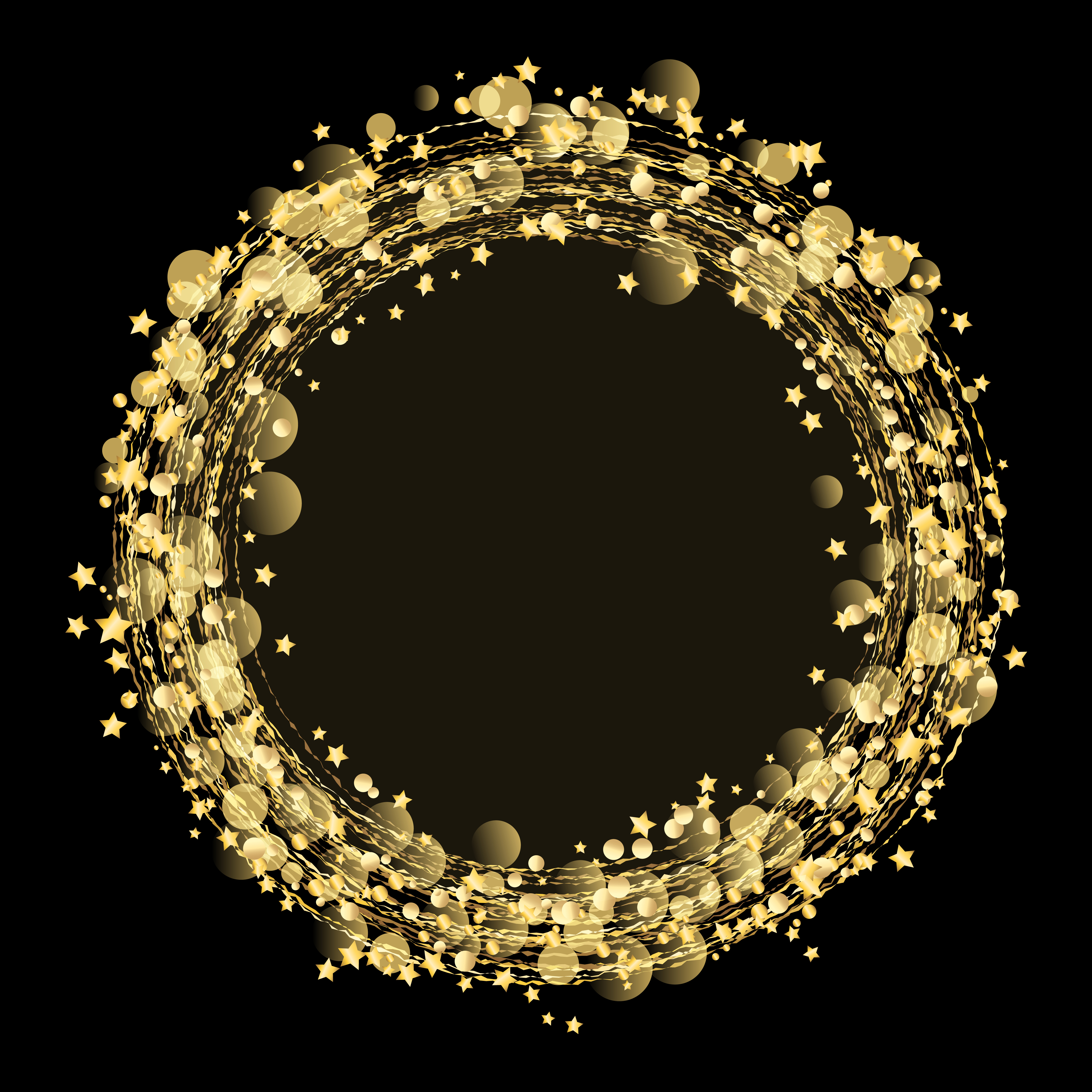 Gold glitter and stars on isolated background. 2243608 Vector Art at  Vecteezy