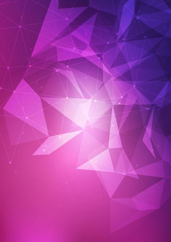 Low poly abstract design background vector