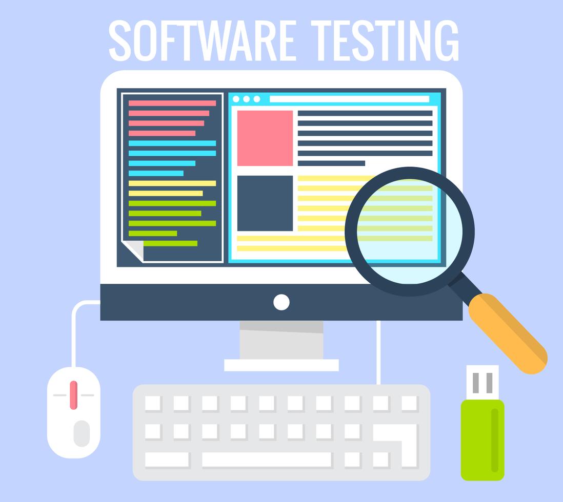Software Testing 230167 Vector Art at Vecteezy