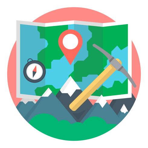 Mountain Hike vector