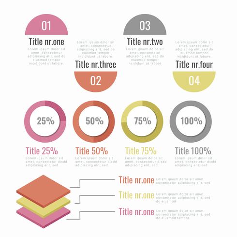 Vector elementos de infografía