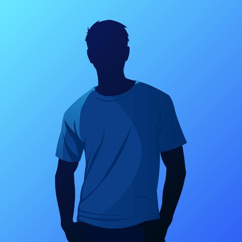 Blue T Shirt Model Vector 230236 Vector Art at Vecteezy