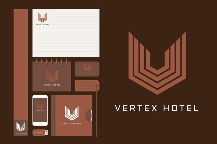 Awesome Luxury Hotel Corporate Identity Vectors