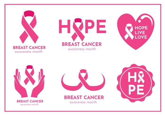 Breast Cancer Vector Pack