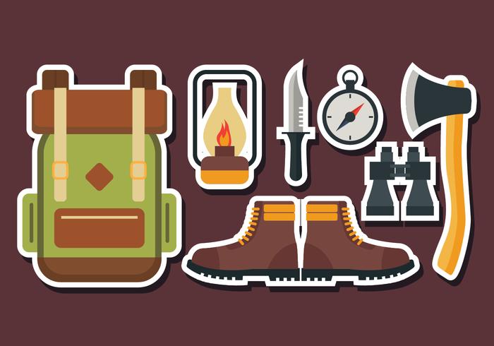 Nature Explorer Equipment vector