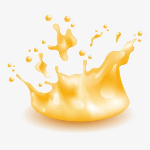 Realistic Liquid Splash vector