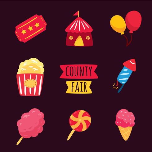 County Fair Element Vector