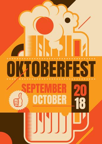 Oktoberfest flyer vector