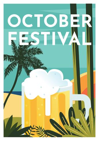 diseño del vector octoberfest