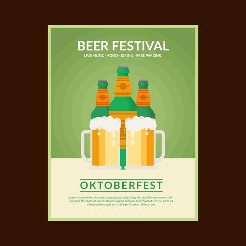 Oktoberfest Flyer Template vector