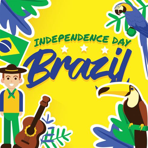 Brazil Independence Day Vector Design