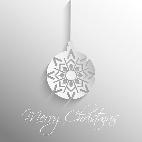 Christmas bauble background  vector