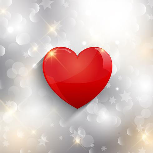 Heart background vector
