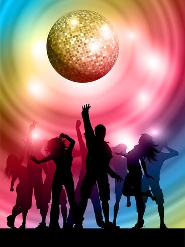 Party crowd vector